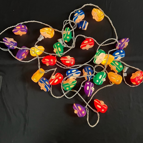 Blow Mold Camper Party Lights RV Decorative String Lights Set Of 3 - Picture 2 of 10